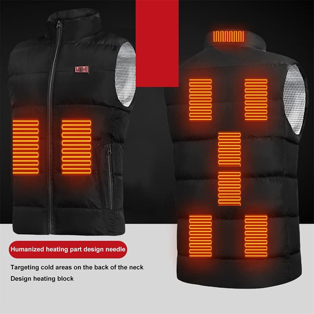 9 Zones Heated Vest Men Women Electric Jackets Sportswear Thermal Coat Winter Graphene Heating Jacket for Camping