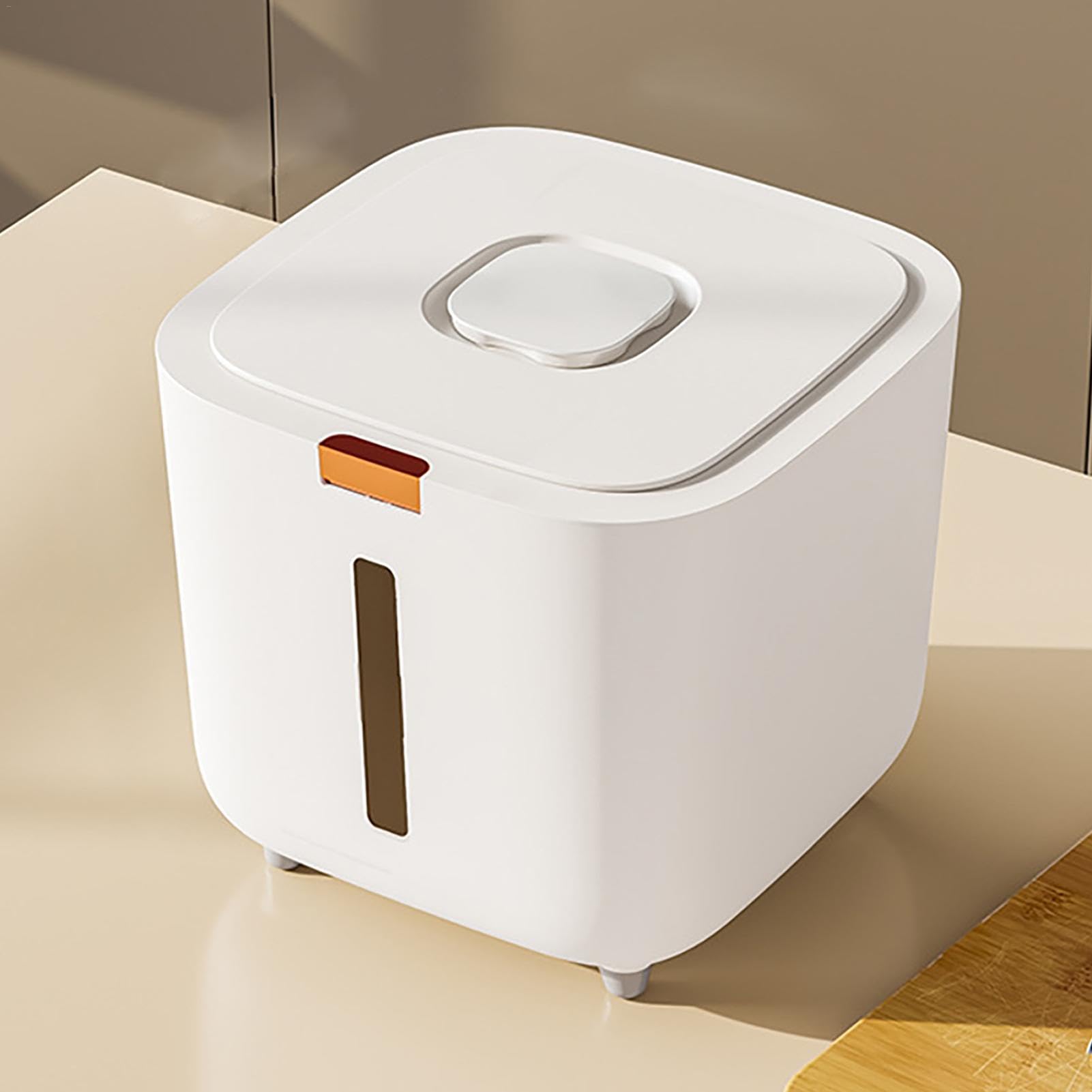 Contenitore Per Riso E Cereali – Barile Sigillato In Plastica Da 20kg Con Coperchio A Chiusura Ermetica E Prelevatore Rapido