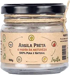 Argila Preta Amazônica 100% Pura e Natural 100g
