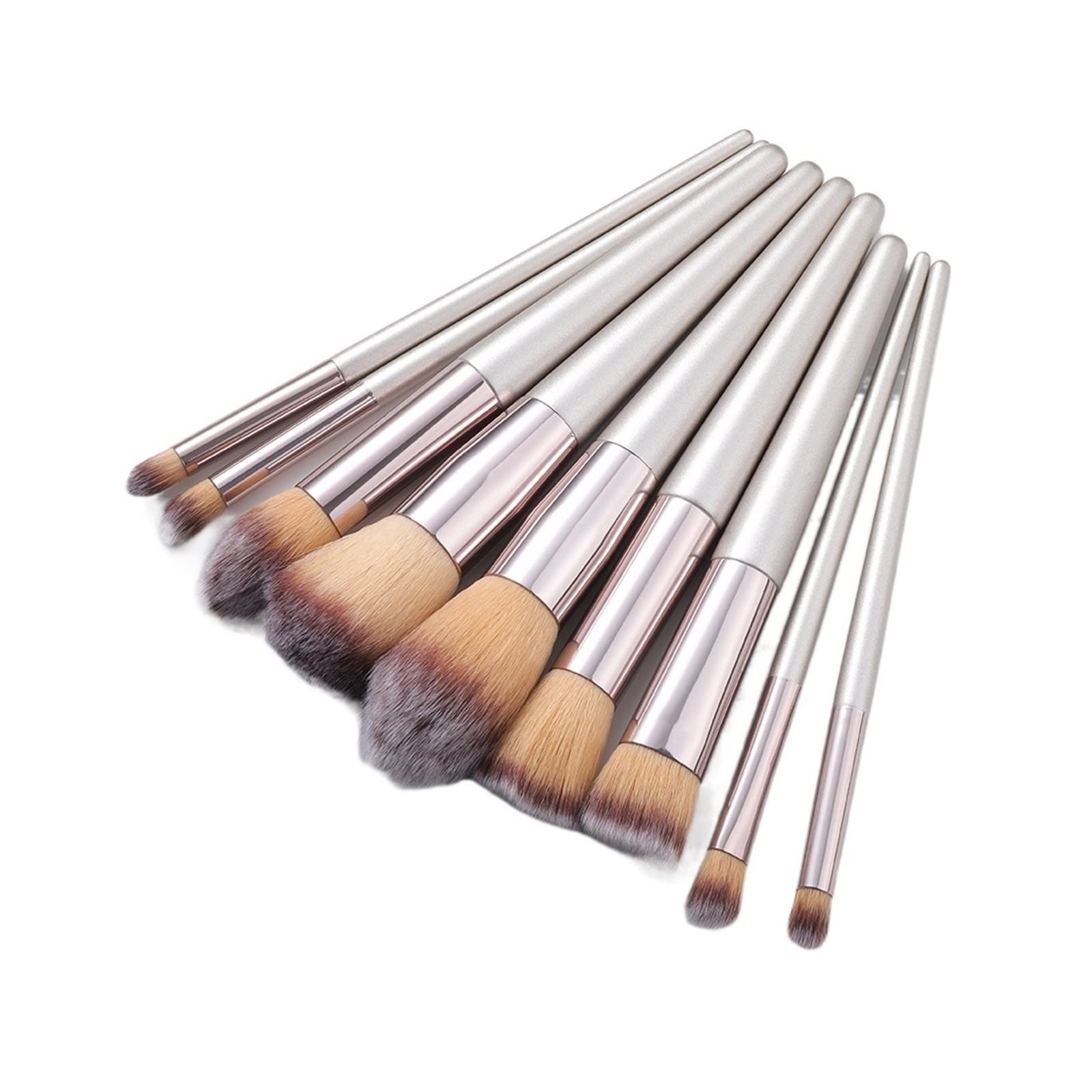 10 Pezzi Pennelli for Trucco Kabuki impostati for fondamenta di Blush in Polvere Concealer Concealer Make Up Cosmetics Beauty Strumenti di Bellezza (Handle Color : 10 PCS)