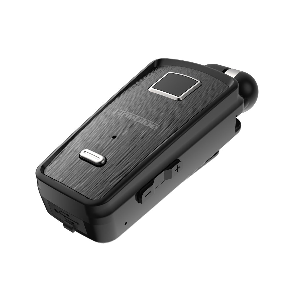 docooler Fineblue F980 Auricolare Retrattile Bluetooth 4.0 Cuffie Cavo Cuffie Stereo Musica Avviso Vibrazione Vivavoce con Microfono Connessione Multi-Punto