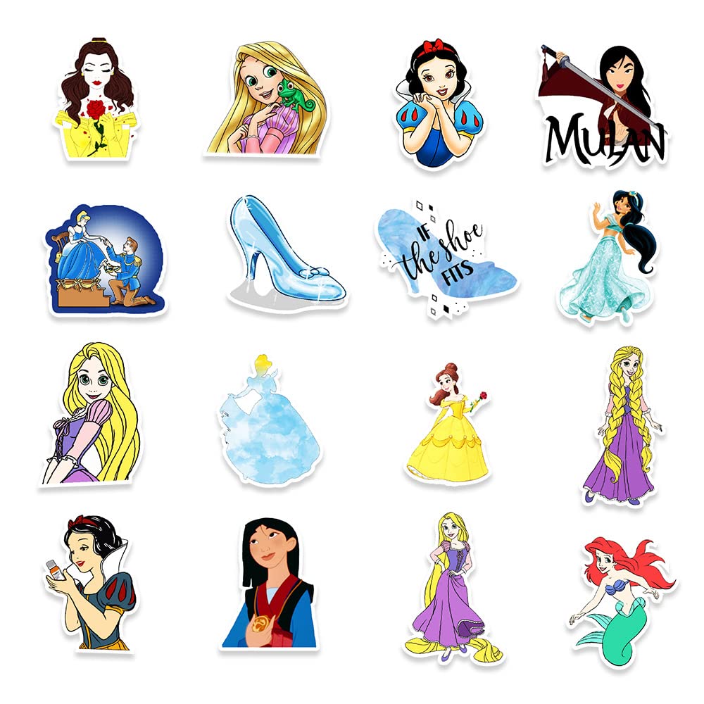 Mix D'autocollants De Dessin Animé Disney Pour Enfants, Princesse, Scrapbooking, Valise, Planche