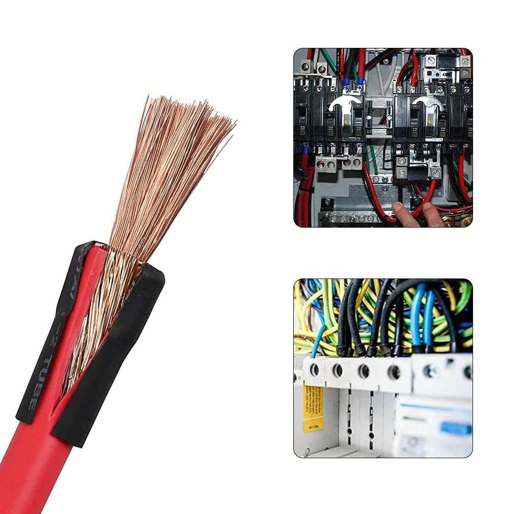 Cavi Jumper Batteria Auto 100cm - 2 Pezzi 3AWG, Filo Di Rame Puro, Per Inverter E Collegamenti Elettrici - Foto 4