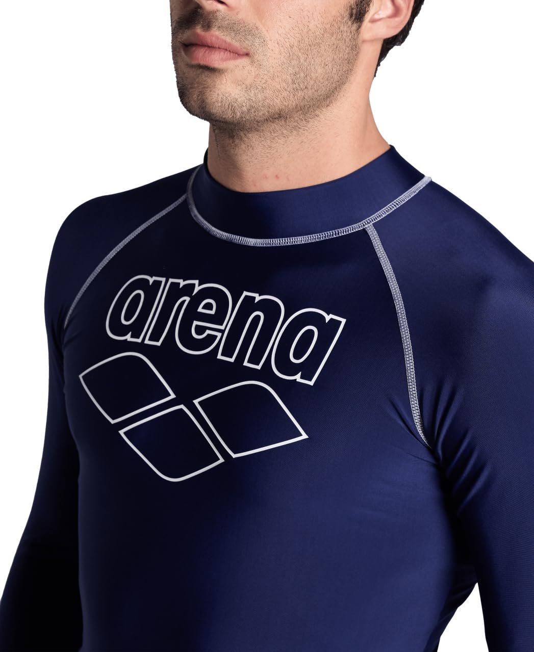 Arena Herren Men's Arena Rash Vest L/S Graphic Shirt (1er Pack)