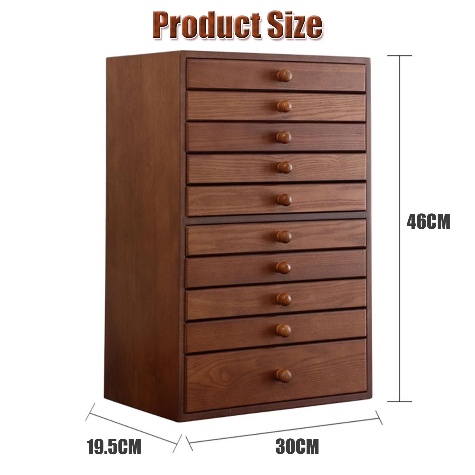 Schmuckschatulle, Schmuckschatulle Aus Holz, 10-Lagige Schmuckschatulle Mit Schublade, Extra GroßE Schmuck-Organizer-Box FüR Frauen Als Geschenk, Personalisierte Schmuckschatulle Aus Holz