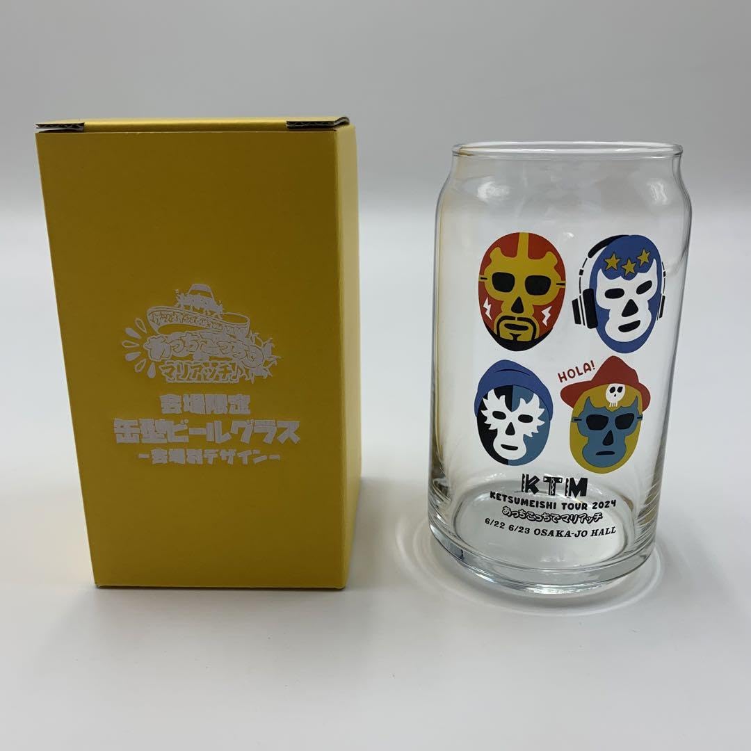 Amazon.co.jp: ケツメイシ2024 缶型ビールグラス 大阪限定 : ホーム