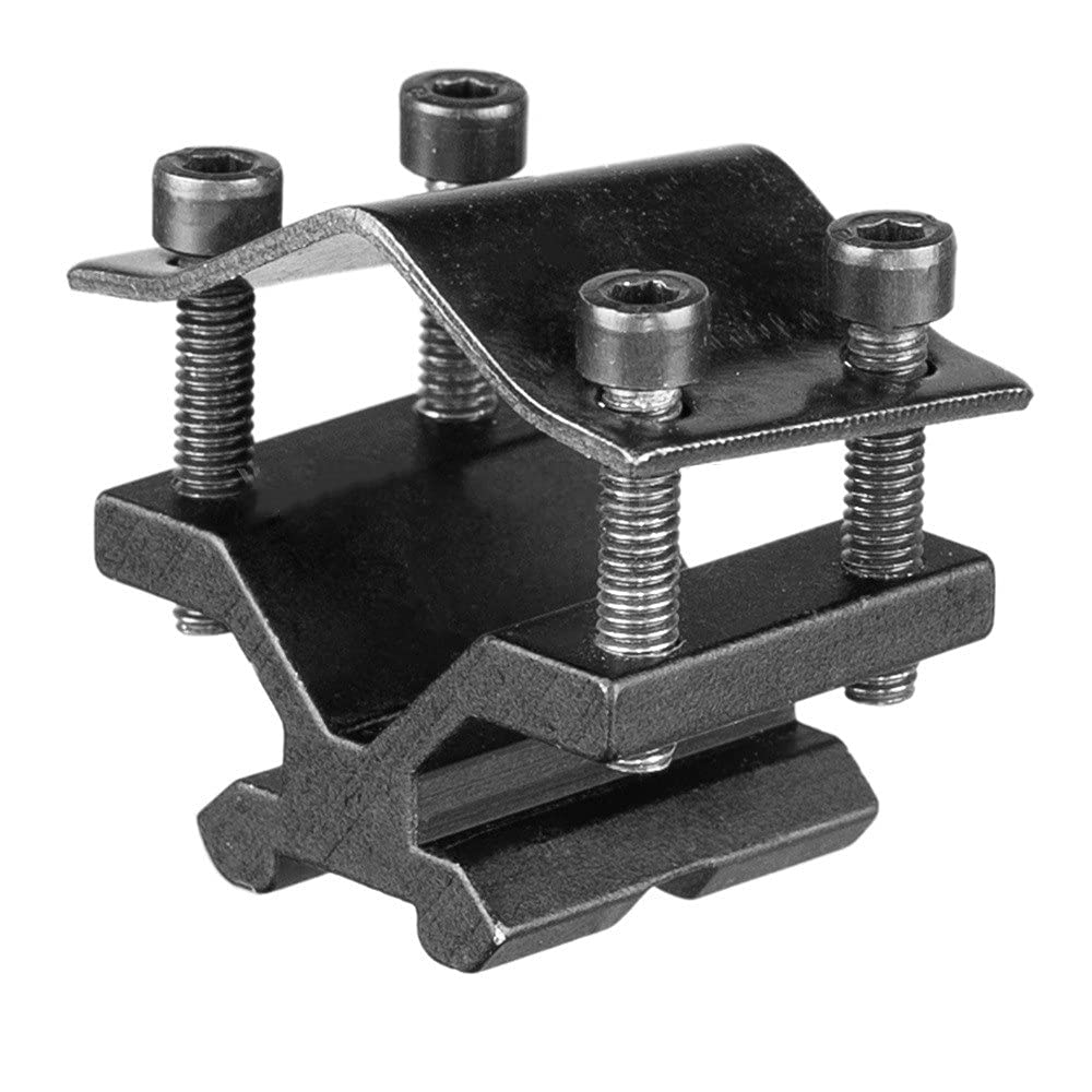 ACEXIER Adaptador de Montaje de Anillo de Barril Picatinny/Weaver de 20 mm con riel Ajustable táctico con Montaje en riel Superior para Caza Airsoft Rifle Scope Linterna