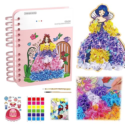 Childhood Infinite Dream Hand-Painted, 2023 New Pocket Watercolor Painting Book Set, 3D DIY Cartoon Dress-Up Coloring Watercoloring Book Set, Poke Fun Children's Hundred Change Dress Educational Toys