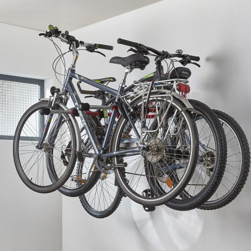 Soporte mural y abatible para 4 bicicletas o multiusos – Mottez B053Q4RA