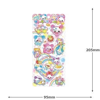 737.海外ステッカー HWARA Melody 8枚セット おすそ分け Amazon.co.jp: カミオジャパン ステッカー ウォーターインシール
