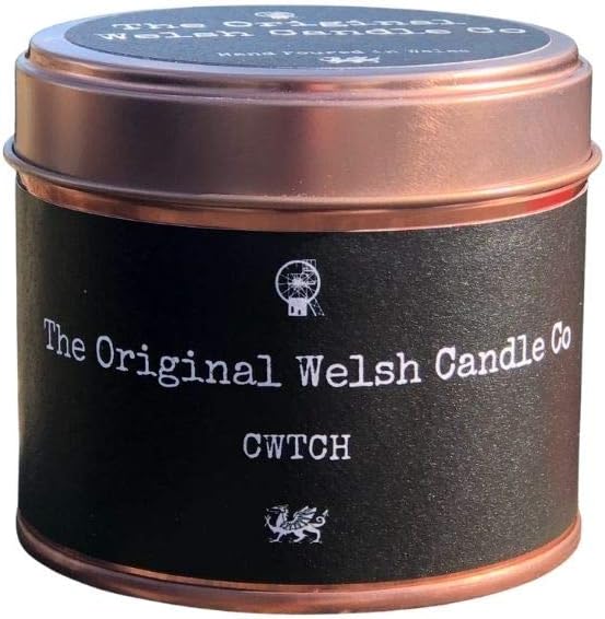 CWTCH scented candle. Welsh Candle. Perfect Welsh Gift