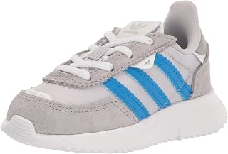 Kids Unisex-Baby Retropy F2 Team Mid Grey/Blue Rush/White (Elastic) 7 Toddler, 7 US