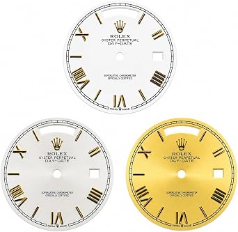 Stainless Steel Watch Dial Metal Watch Face 2834 Movement Day Date 31mm Watchmaking Repair Maintenance Spare Part for Rolex Datejust