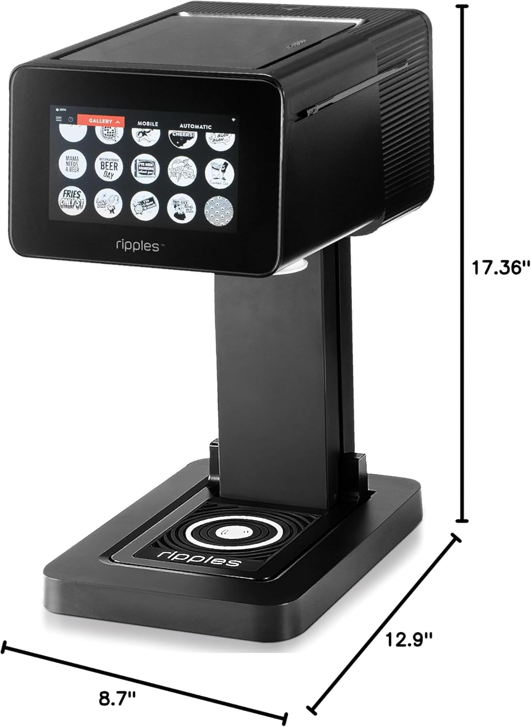 Amazon.co.jp: The Original Ripple Maker II、飲料用フォームと