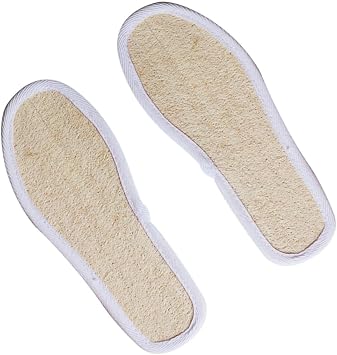 Sports Insoles for Women Men Odor Loofah Foot Pads Breathable Absorbent Footwear Inserts