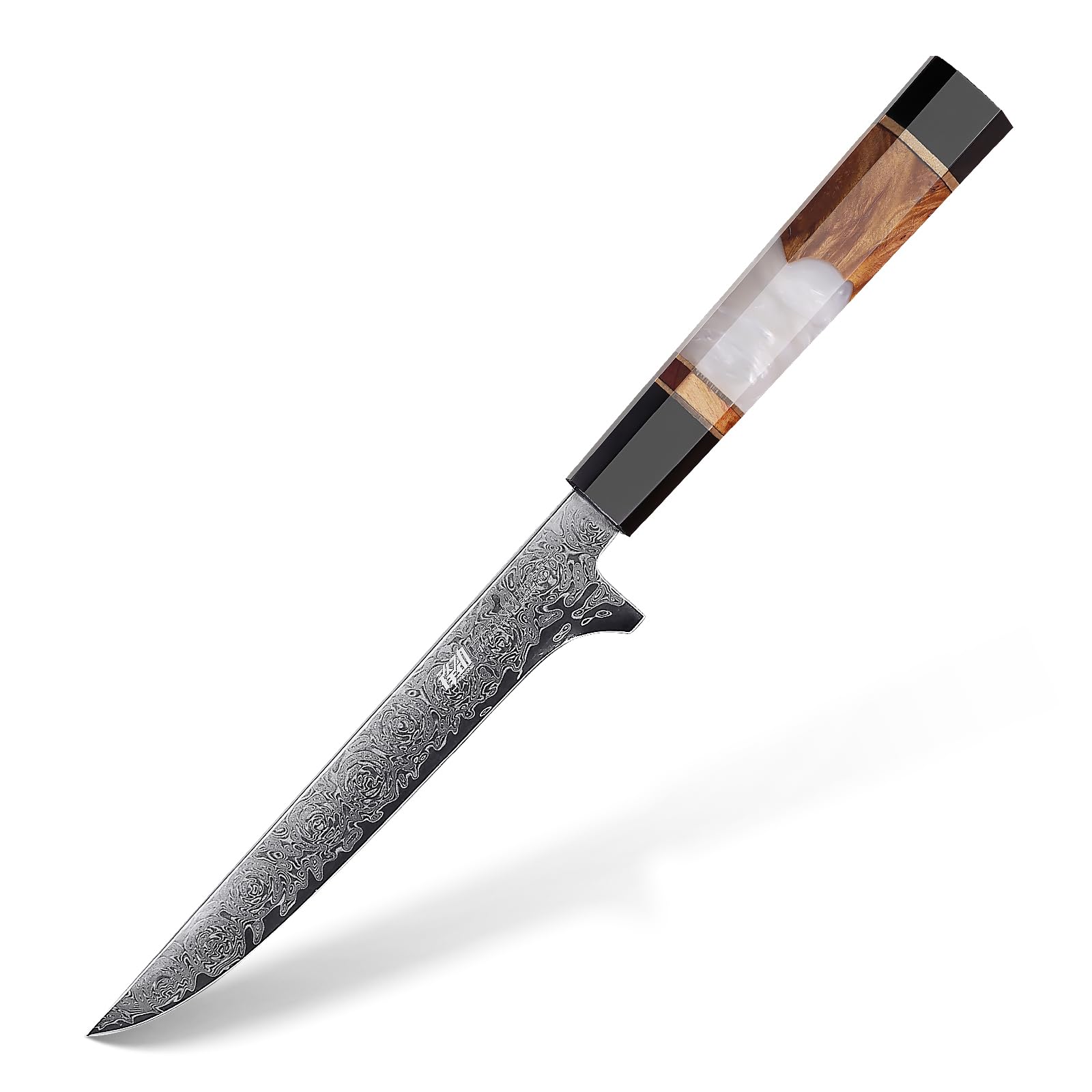 FINDKING 8 Inch Japanese Professional Chef Knife, Damascus Kitchen Blade for Sharp, Sturdy Cuts & Daily Cooking (BLACK-ROSE Series) — Amazon image 10