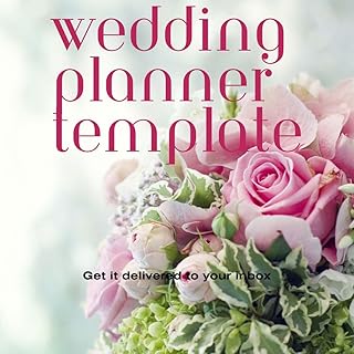 Downloadable And Colorful and Unique Wedding Planner Template,with Minimalist Wedding,With hyperlinks and coomes in a pdf ...