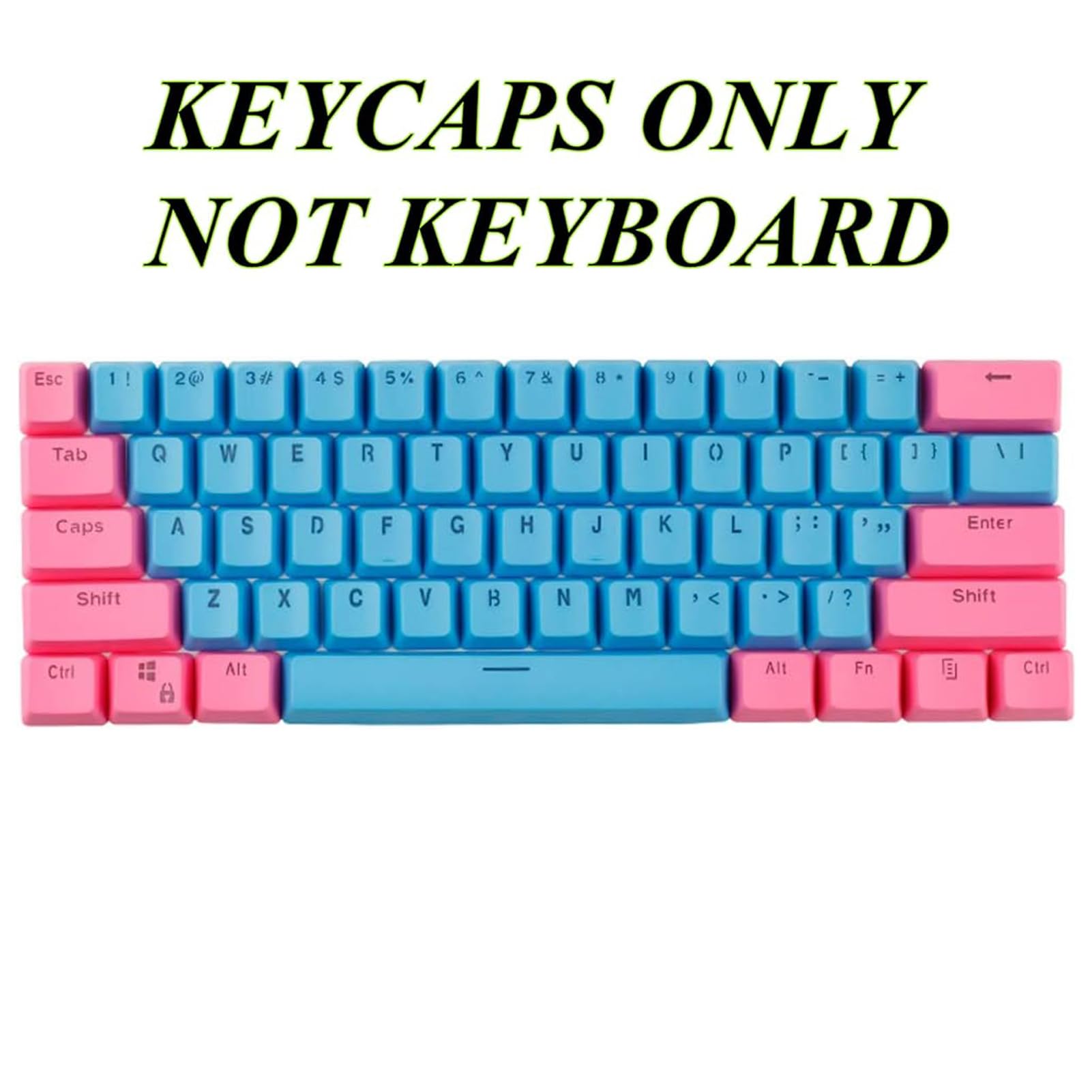 Amazon.com: Obokidly 61 Keys PBT Keycap OEM Overview Set Thick Key
