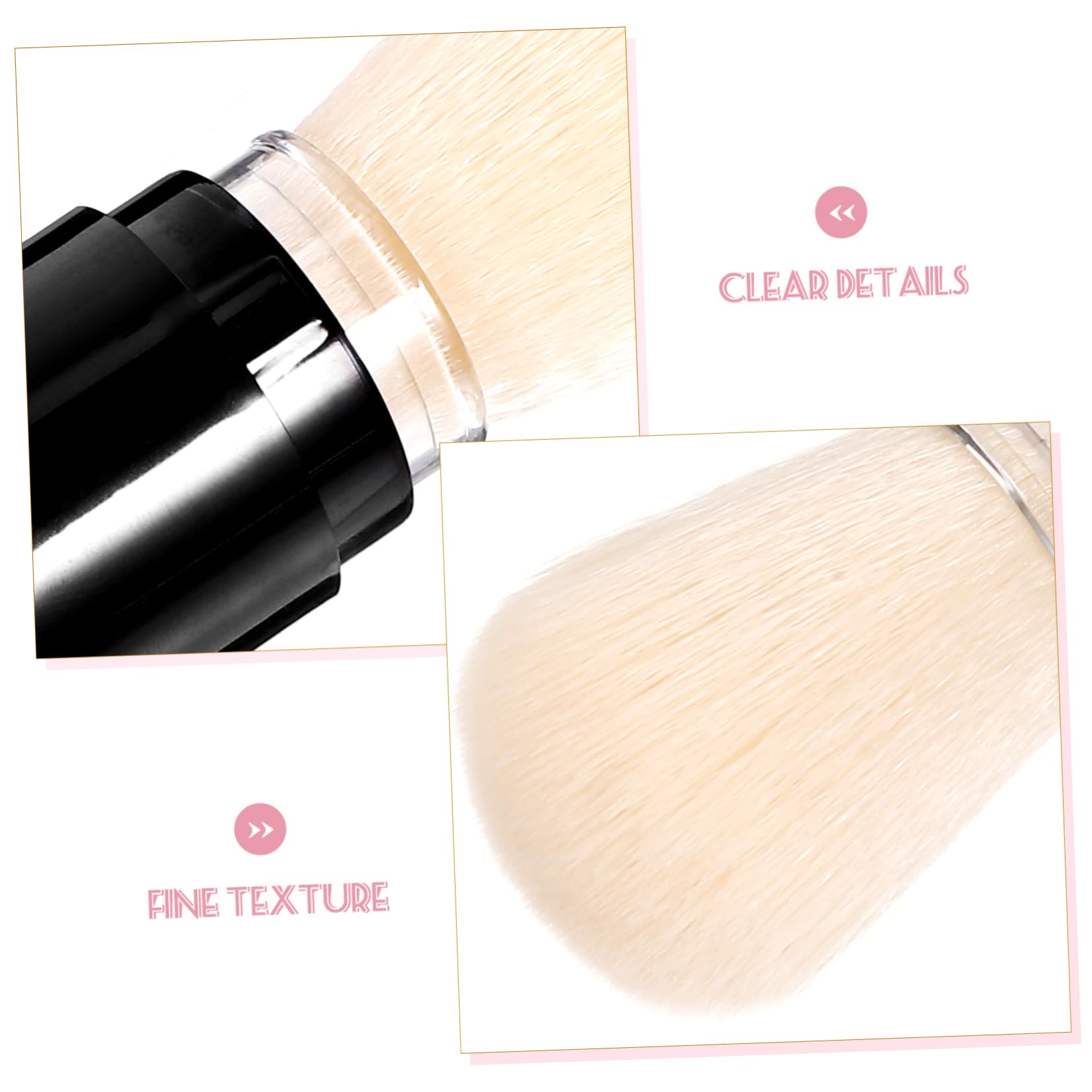 Healeved Press Spray Paint Makeup Brush Set Women Makeup Brush Small Portable Face Women's Tools