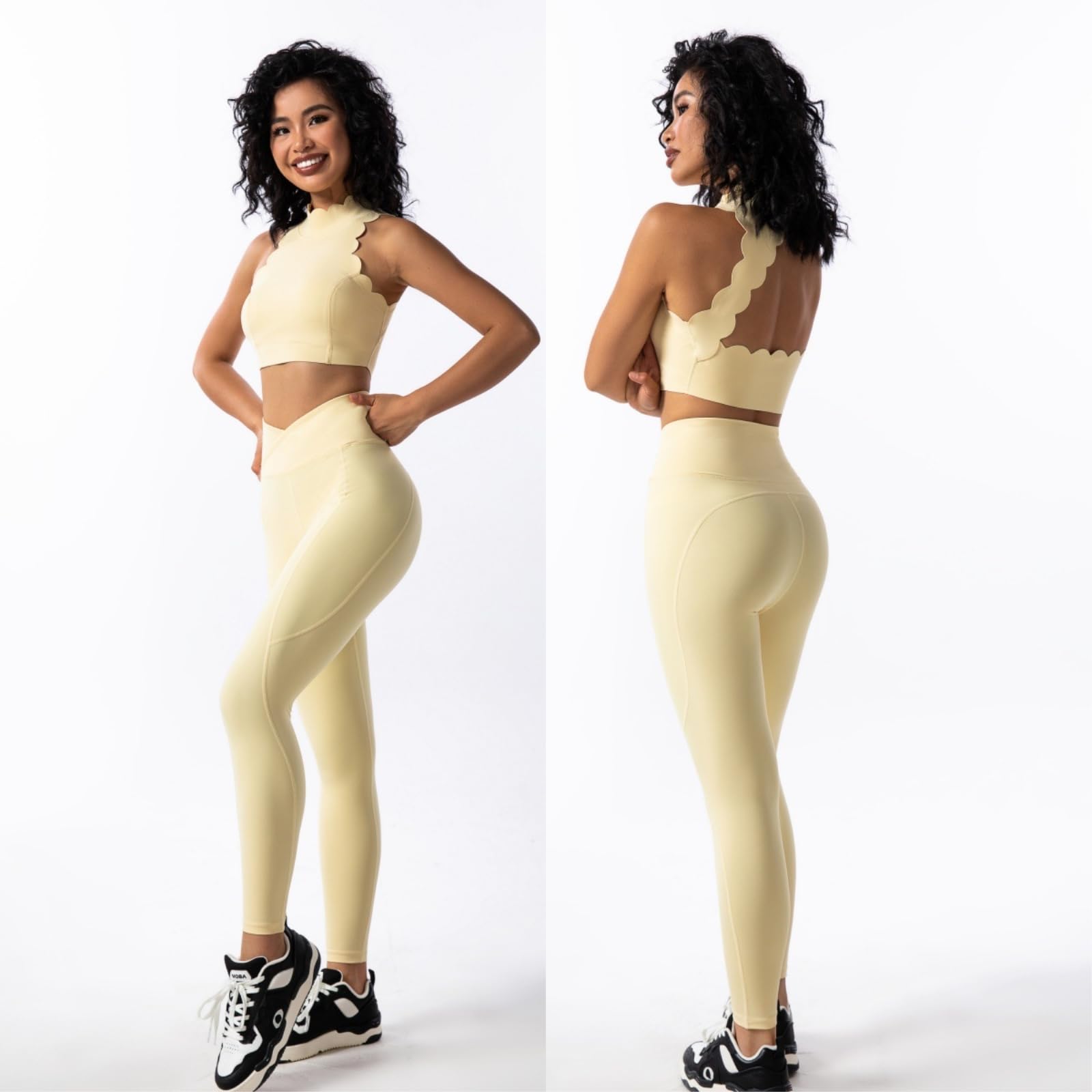 HJDMO Leggings Donna Stampa Moda Alta Elasticità Solleva Glutei Controllo Addominale Vita Alta Yoga Running Palestra Ciclismo Sport all Aperto Traspiranti Taglie S M L XL