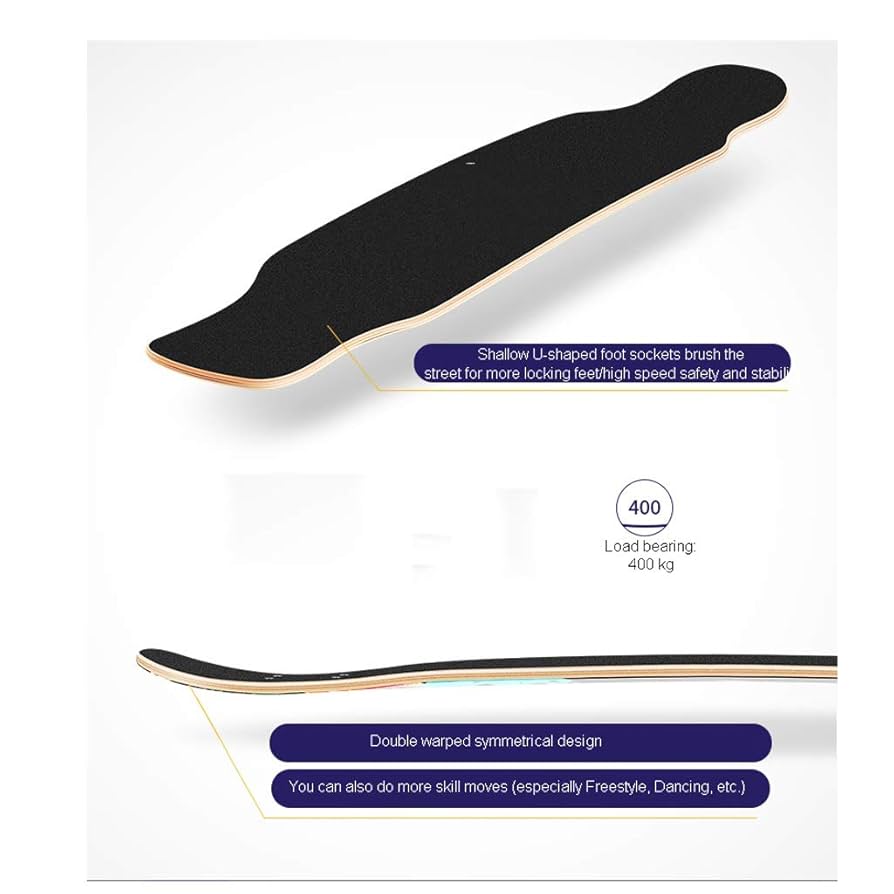 Amazon.co.jp: 47インチプロスケートボードスケボー初心者完全