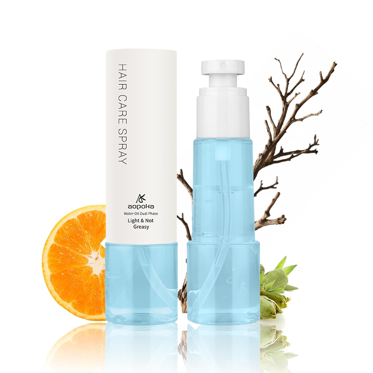 Fresh Woody Unisex Hair Perfume – Oil-Based Hydrating Spray for Smooth & Frizz-Free Hair, Vetiver, Cedar, Grapefruit & Pepper Notes, Light Scent Lasts 1–2 Hours, 2.4 Fl Oz, A Gift for Christmas