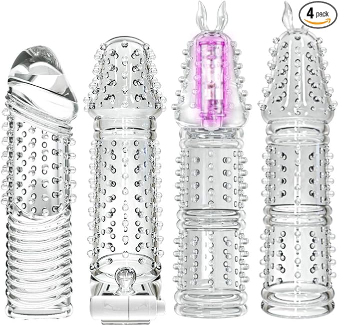 Condones Spike, extensor de pene reutilizable Enlarger ...
