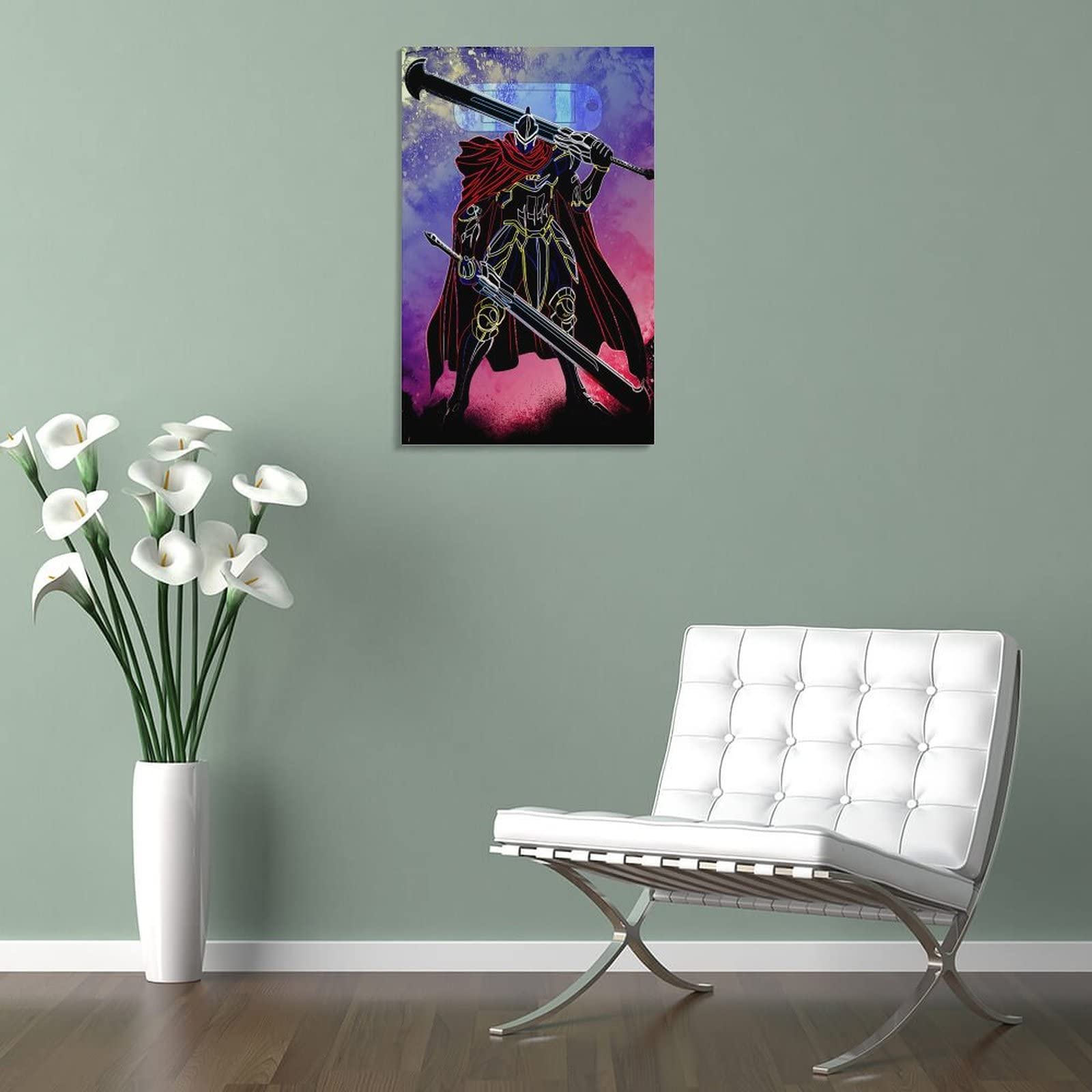 Amazon.com: Momonga Anime Overlord Poster Canvas Wall Art Posters