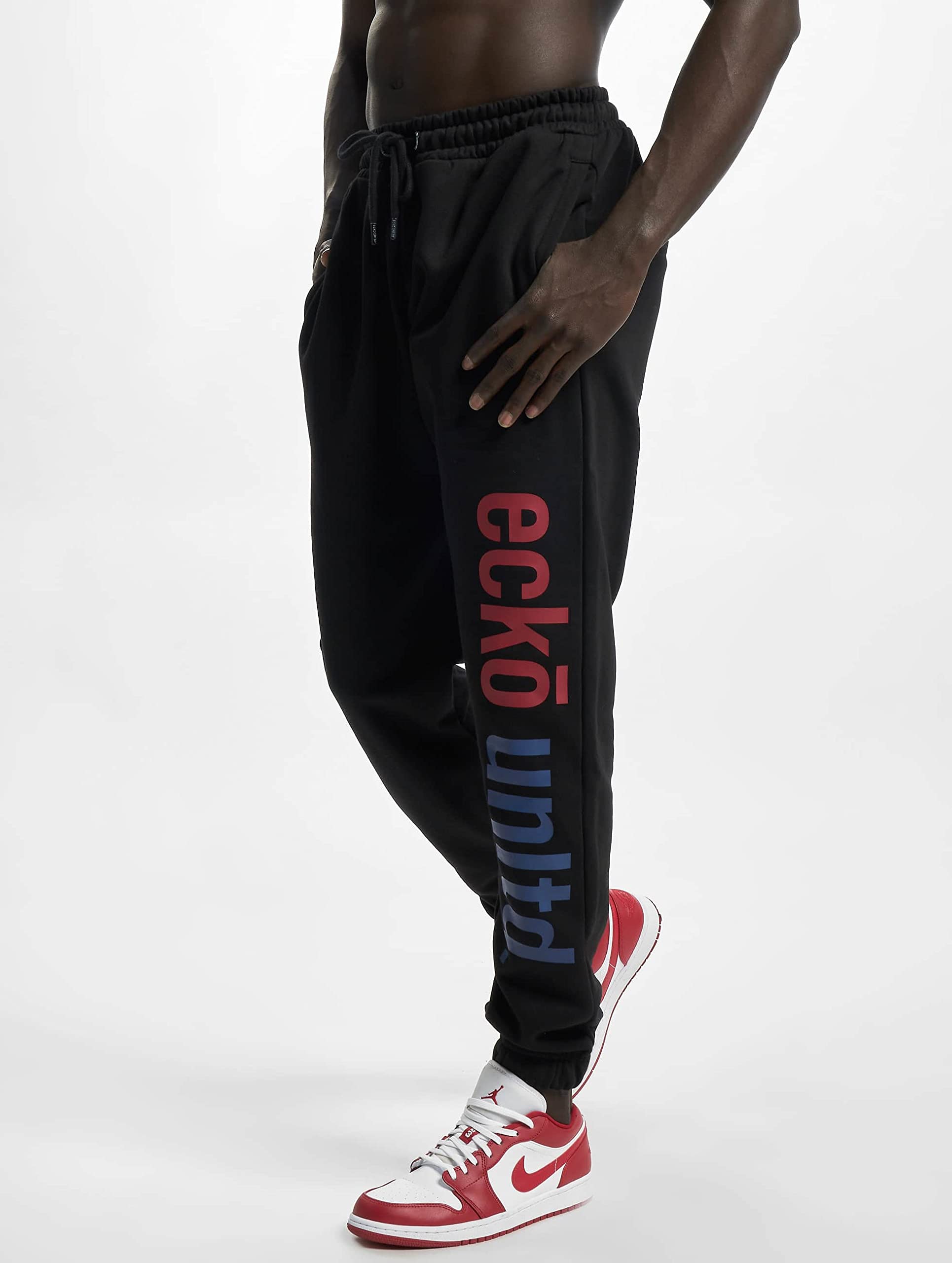 Ecko Unltd. - Herren Sweatpant Jogginghose Sporthose | Grande | L, Black (Schwarz)