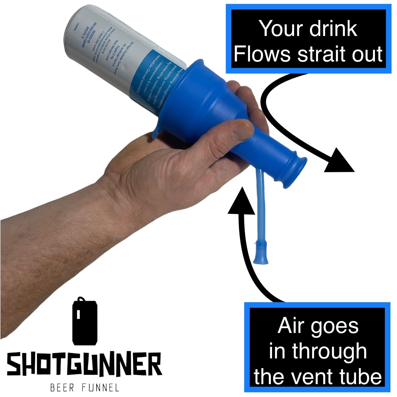 Shotgunner Beer Funnel/Beer Snorkel/Beer Bong The Beer Shotgunning Tool And