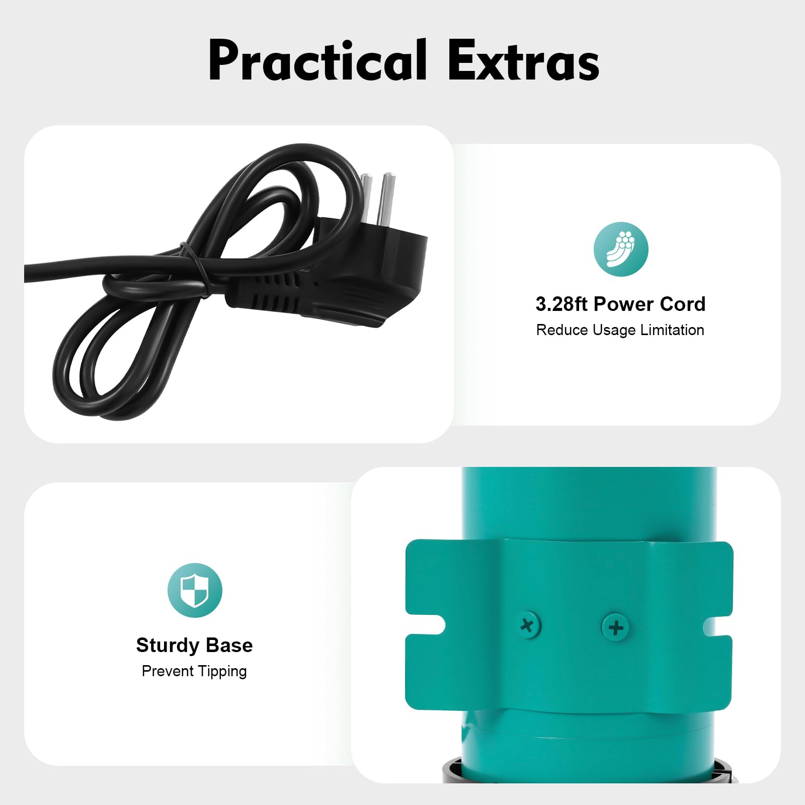 Pompe à eau chaude 220 V, 50 Hz, 120 W, 25 l/min, pompe à pression automatique, hauteur manométrique maximale 15 m/49,2 pieds, pour chauffe-eau, douche, eau du robinet, pompe de circulation haute