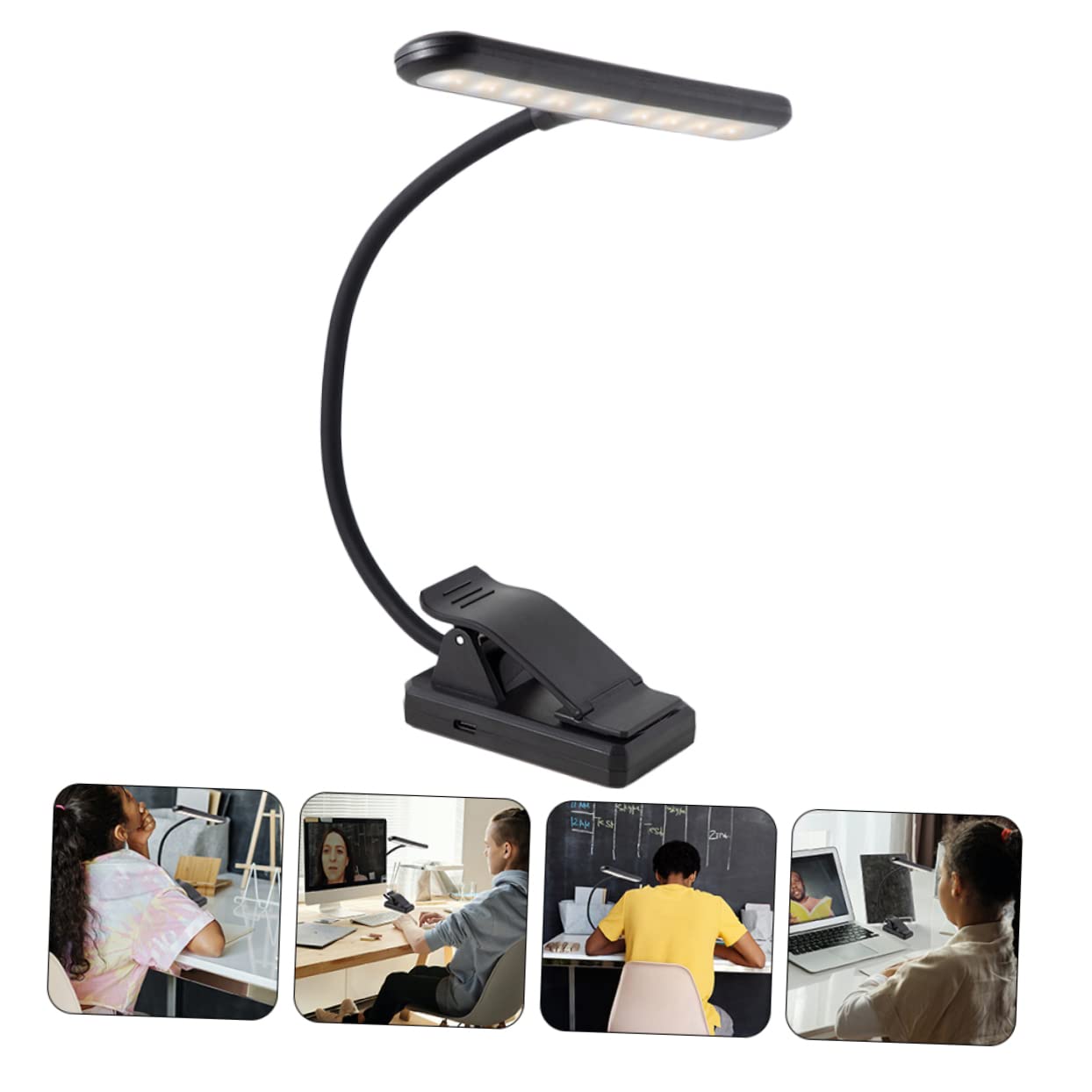 BIUDECO Clip on Sheet Music Light Led Piano Lamp 3 Modes Bright Eye-Protecting for Music Reading