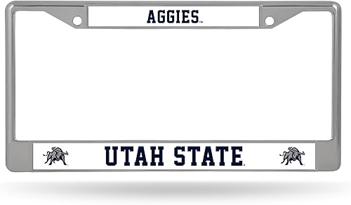 Miniatura 24 de Rico Industries NCAA Premium 12" x 6" Chrome Frame with Plastic Inserts - Car/Truck/SUV Automobile Accessory