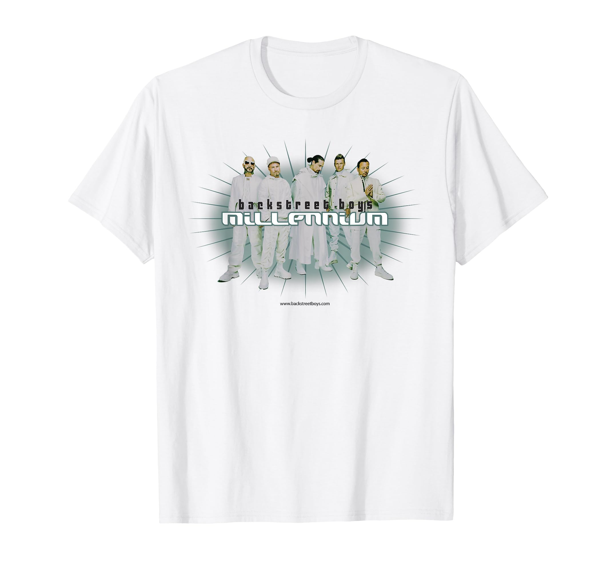 バックストリート・ボーイズ Tシャツ 白 新品 S バックストリート・ボーイズ Tシャツ 白 (Tシャツ・カットソー