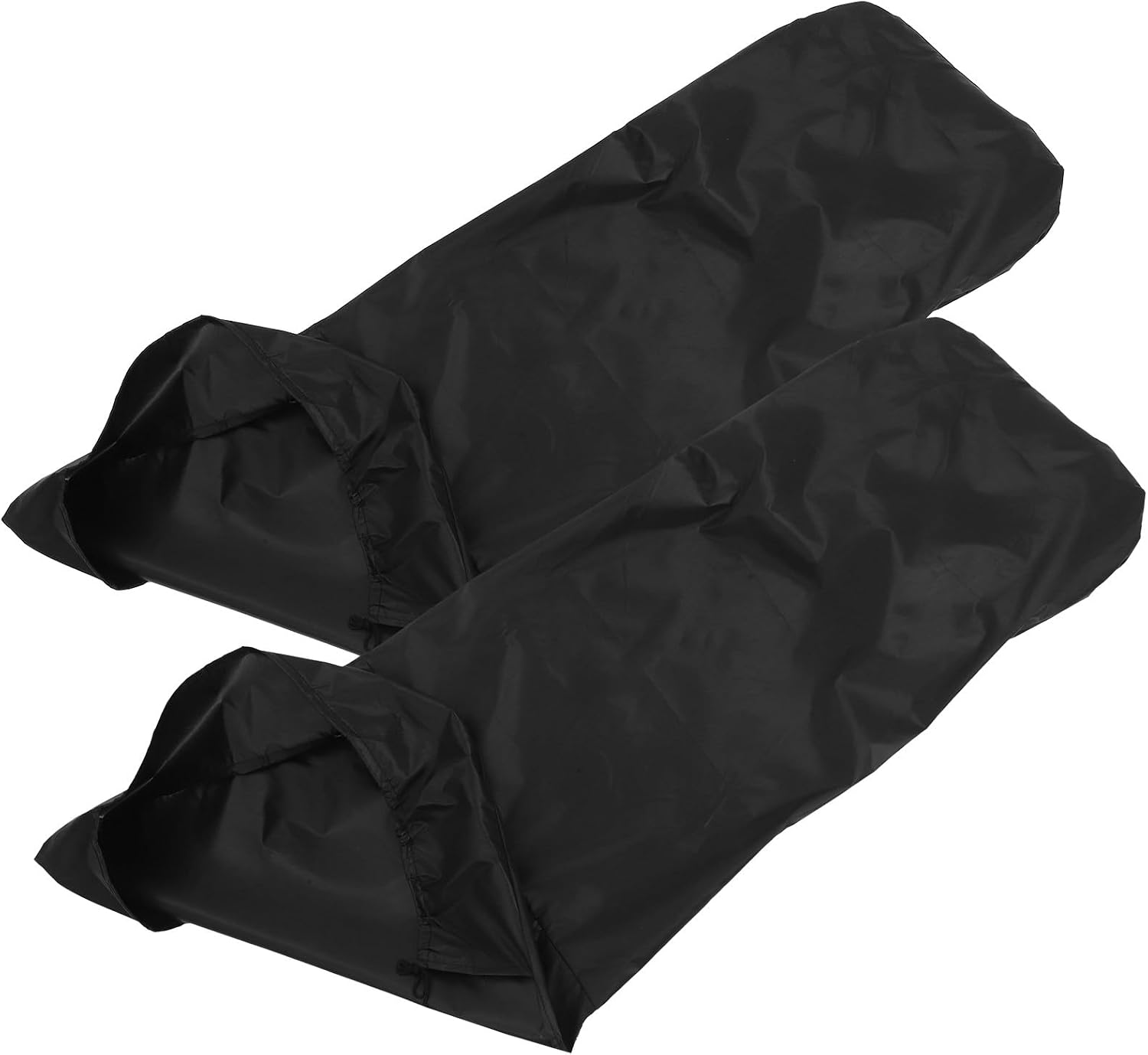 Didiseaon Universal 2pcs Heavy Duty Automotive Seat Covers Full Black Car Seat Protector for Truck and SUV Rear Interior Use Oil Resistant