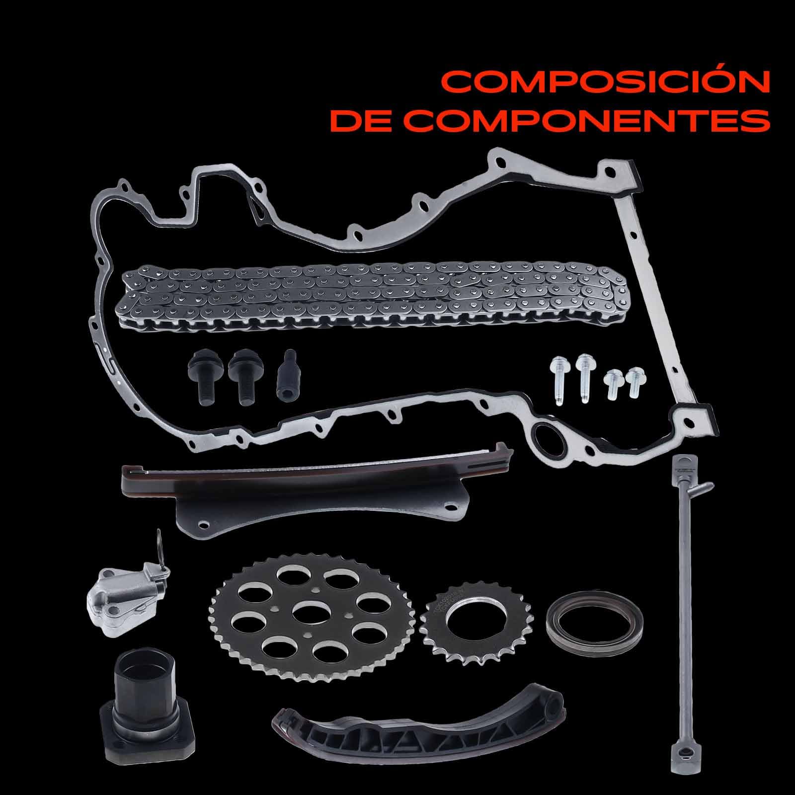 Frankberg Kit de Cadena distribución Diesel Compatible con Corsa D S07 1.3L Corsa C X01 1.3L Meriva X03 1.3L Tigra Twintop X04 1.3L Combo Tour 1.3L Replace# 5636959