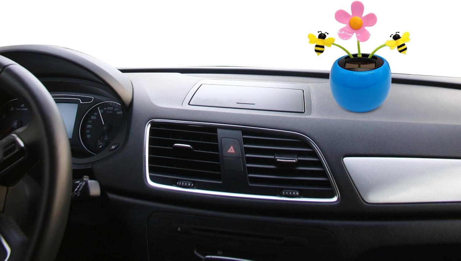Solar Toy Sunflower Ornament - Dancing Flowers Solar Powered Car Dashboard Toy - Portable Shaking Head Car, Reusable Powered Dashboard Decor for Home, Bedroom and