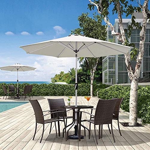 Sombrilla jardin 2.7M paraguas al aire libre terraza piscina CLSDRZC 5