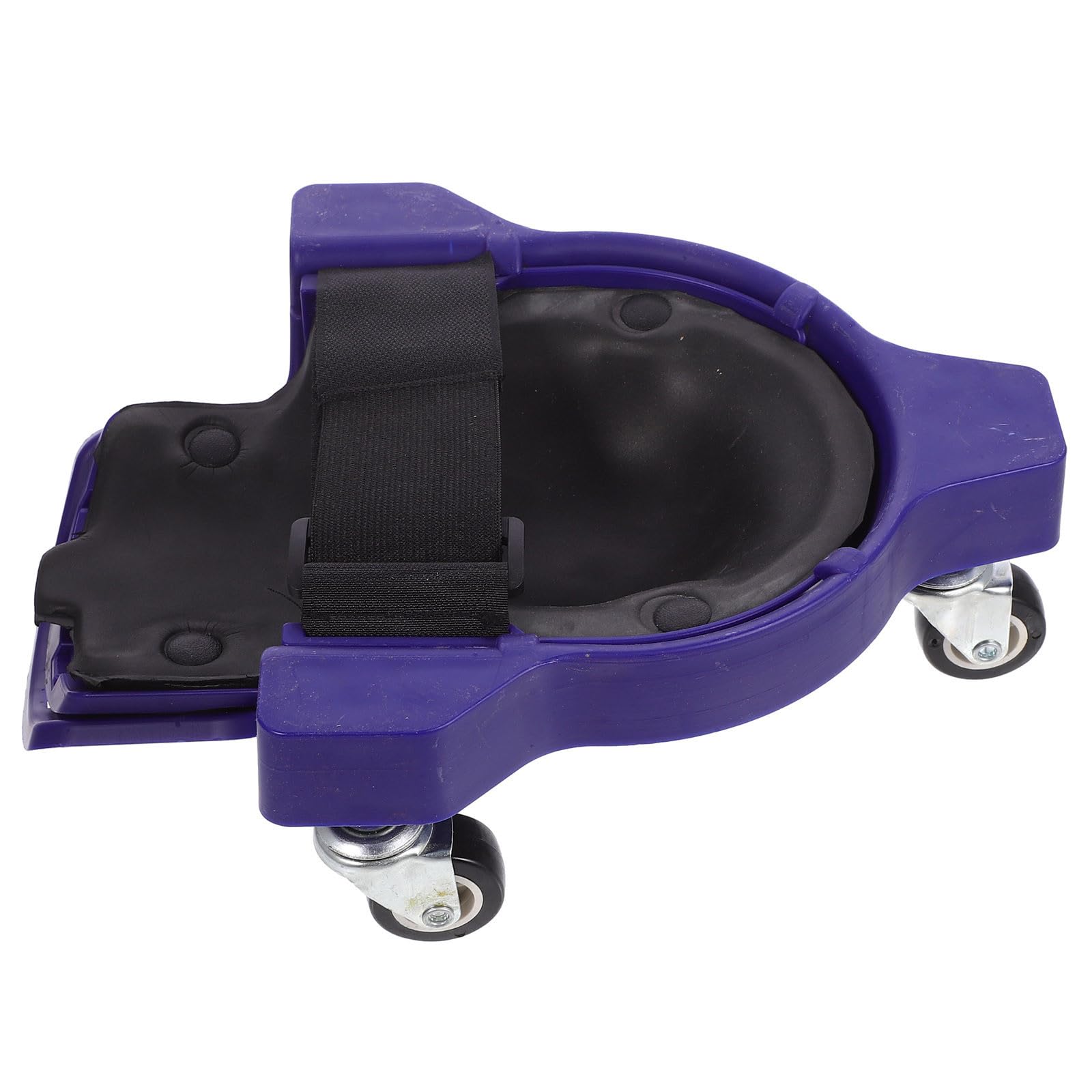 Cojín de Rodilla con Rueda y Soporte Integrado, Azul, Plástico