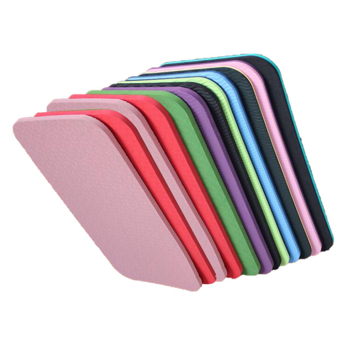 Almohadillas para Rodillas de Yoga Tpe Gruesas Antideslizantes Cojines para Sentarse y Arrodillarse Accesorios para Pilates Gimnasio y Uso Diario Color