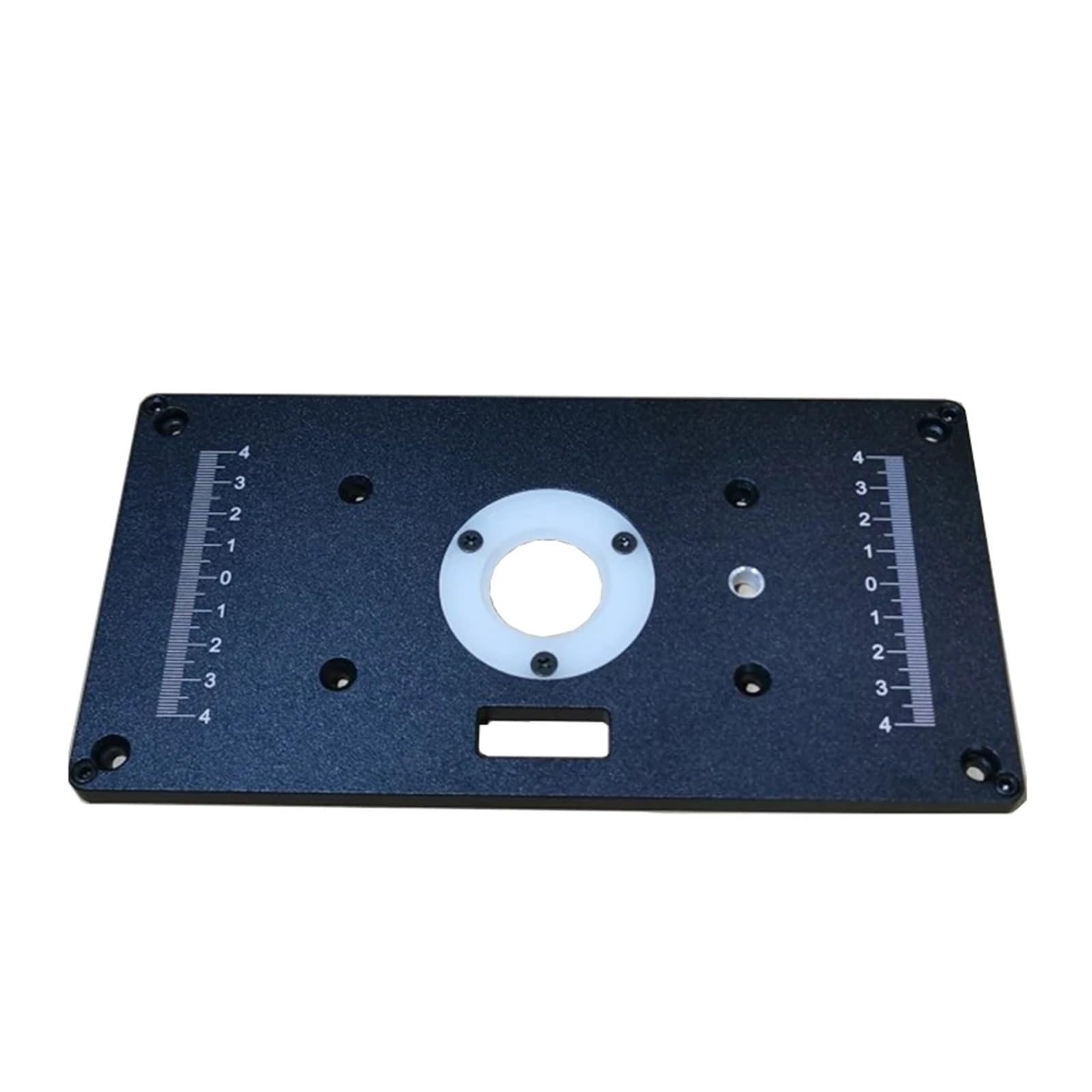 Modelos universales de Aluminio, para enrutador, máquina de carpintería, enrutador de Madera, Placa Recortadora de Mesa (Azul)