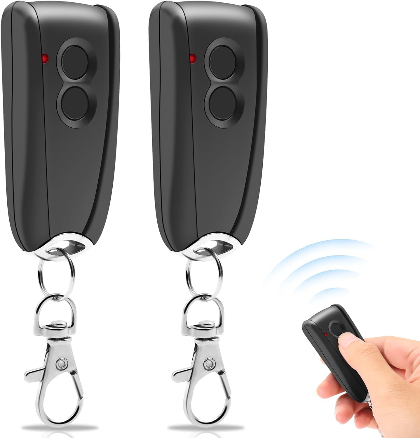 433.92MHz Garage Opener Remote Control for EcoStar RSC2-433 RSE2-433, RSZ1-433, 2-Channel Hansender Garage Door for Hormann EcoStar Liftronic 500/700/800, Portronic D2500/D5000/S4000