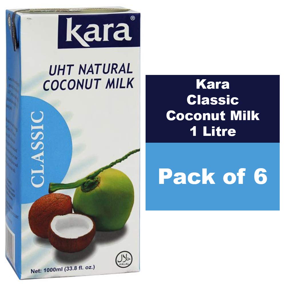 Buy Kara Classic Coconut Milk, 1 Litre (Pack of 6) *** (Best Before End