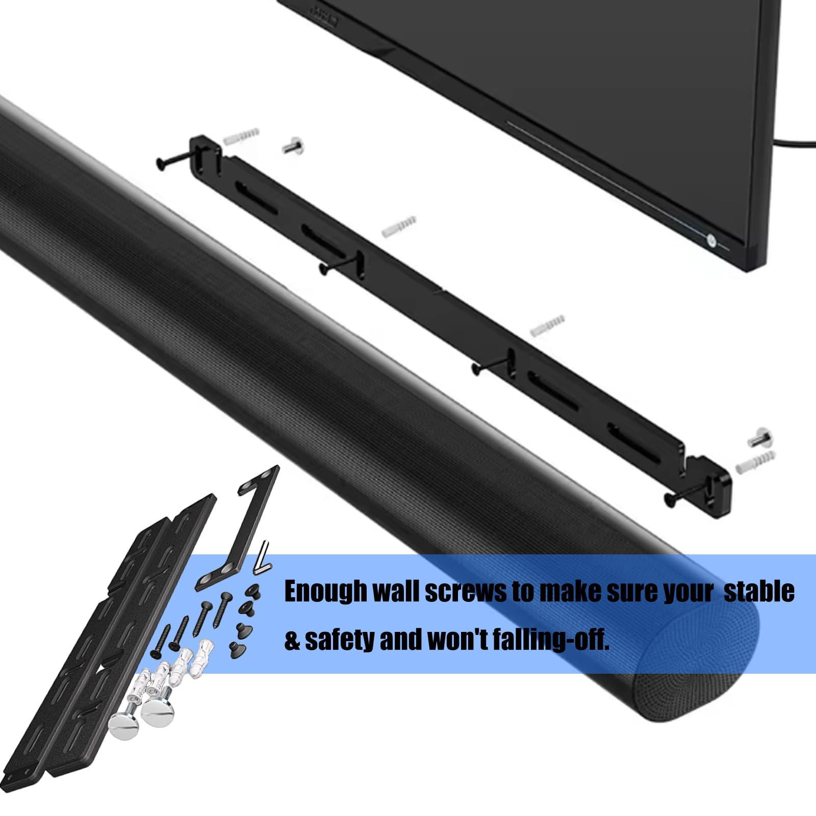 Generisch Soundbar Halterung mit Anti Shock Design, Wandhalterung