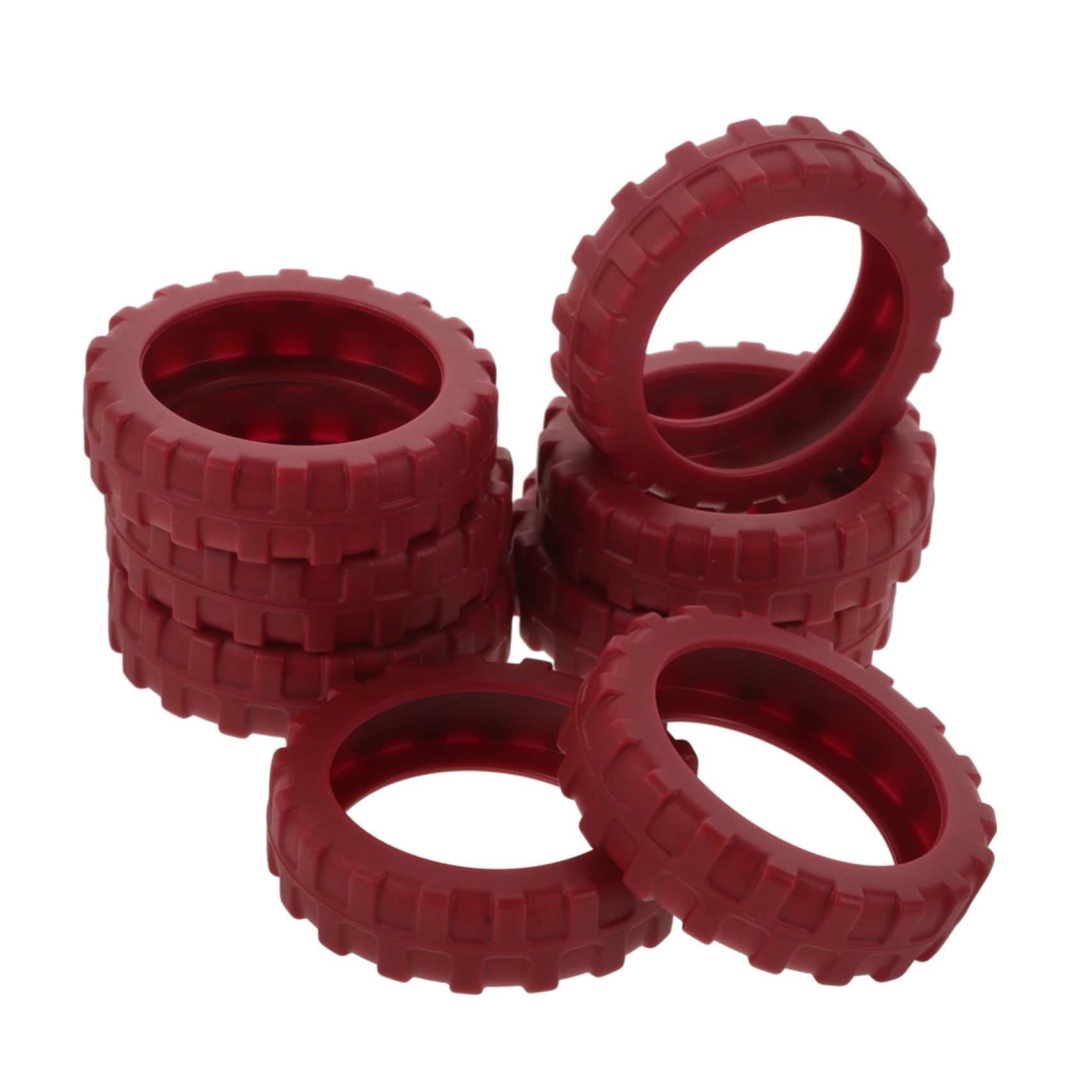 FOMIYES 8Pcs Silicone Luggage Wheel Covers Durable Shock Absorption Protector Sleeves with Antislip Design for Enhanced Suitcase Wheels