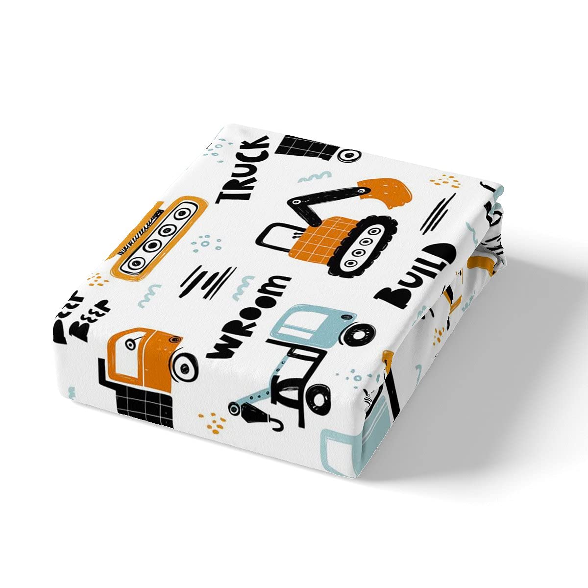 Kinder Cartoon Bagger Bettwäsche Set Jungen Fahrzeuge LKW Auto Decke Kind Niedliche Bauausrüstung Bettbezug Kleinkind Lustig Bau Transport Bettwäsche & Leinen Bunt Einzelgröße