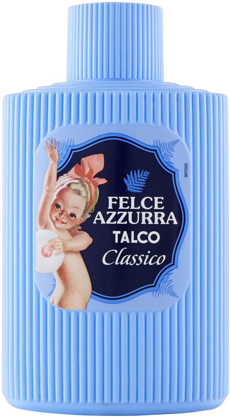 Paglieri Felce Azzurra Talcum Bottle, 7 Ounce