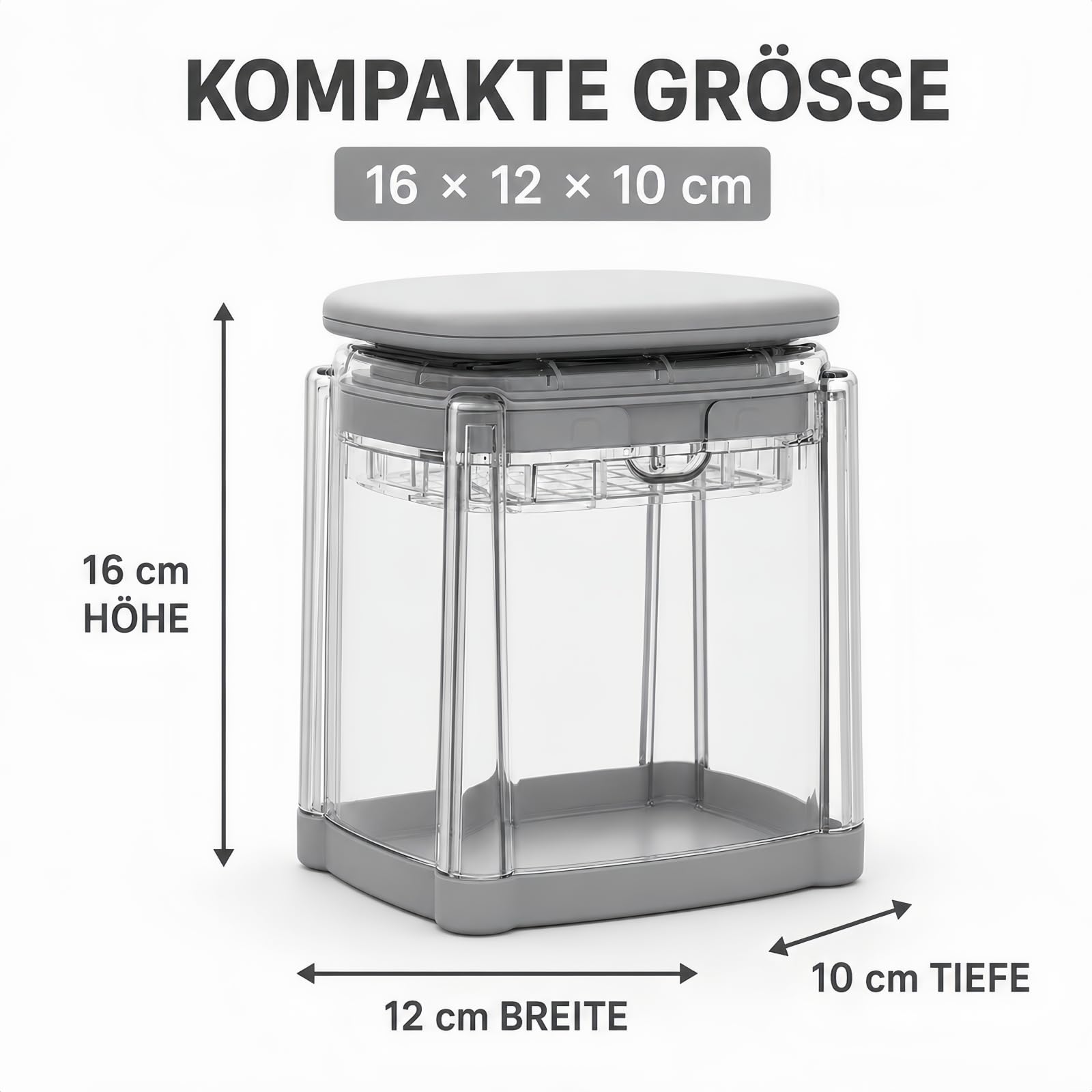 Pommesschneider 4-in-1-Kartoffelschneider mit Edelstahlklingen