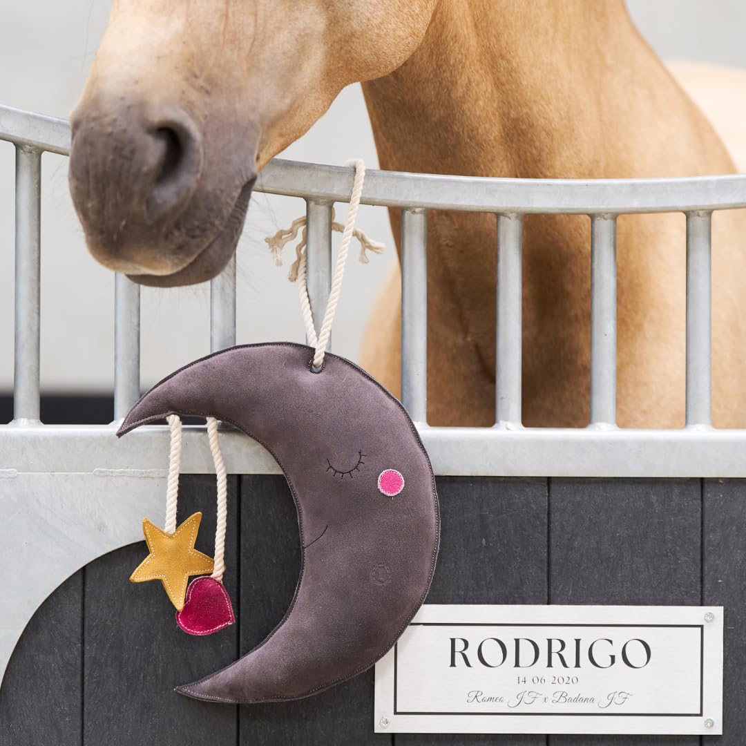 Imperial Riding Stable Buddy Suede Horse Pony Activity Toy Boredom Toy Box Paddle Horse Hanger Moon - Image 4