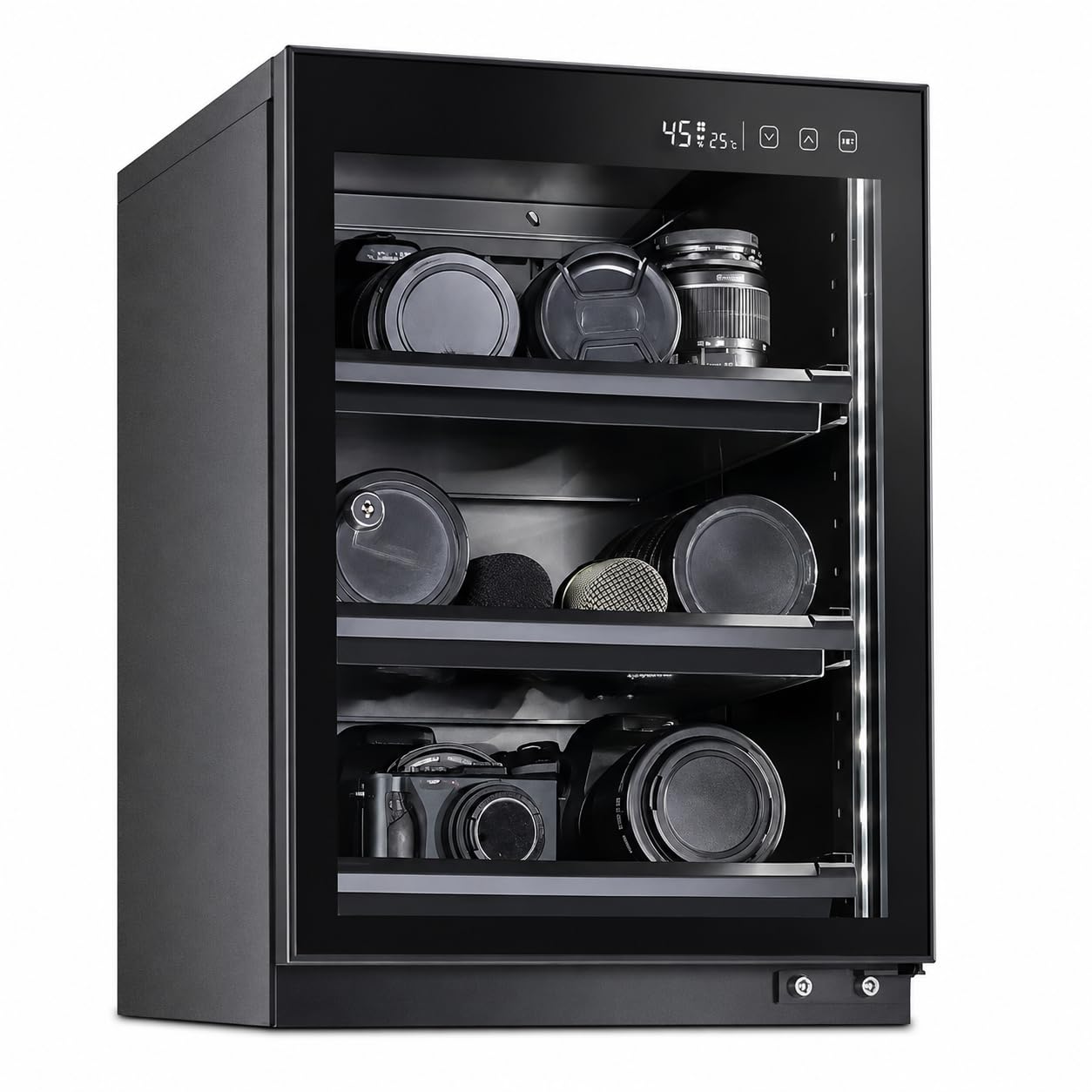 Caja seca electrónica 40L con deshumidificador silencioso y control digital